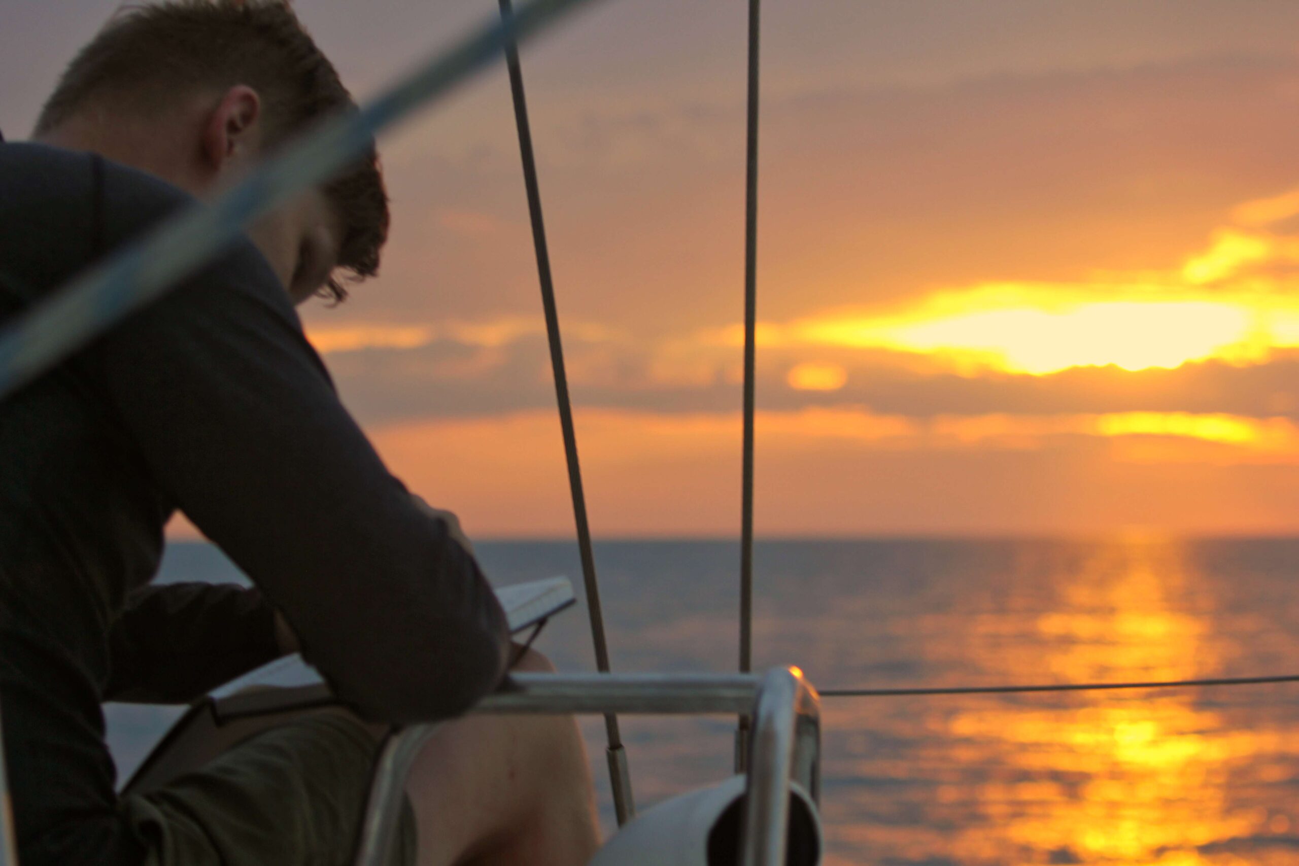 Vi hadde mye tid til refleksjon ute på havet